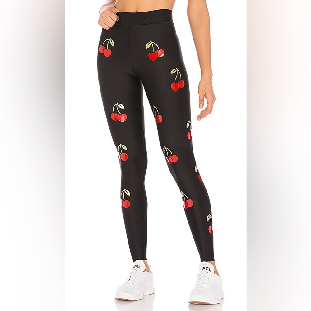 Ultracor Ultra Cherry Pop Legging in Nero Patent Rouge M